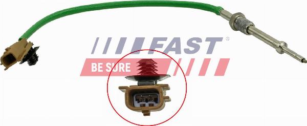 Fast FT80238 - Capteur, température des gaz droxauto.com