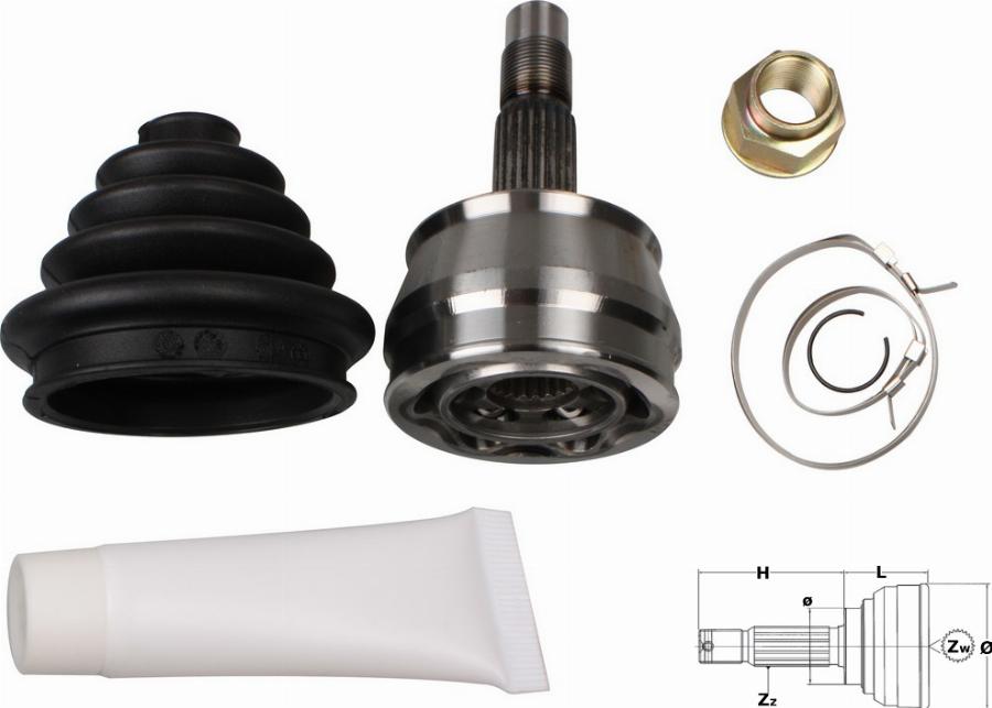 Fast FT25055K - Jeu de joints, arbre de transmission droxauto.com