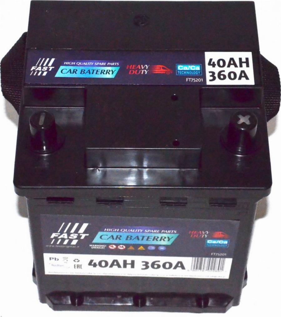 Fast FT75201 - Batterie de démarrage droxauto.com
