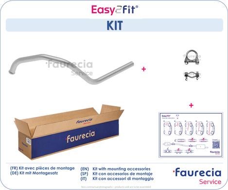 Faurecia FS15023 - Tuyau d'échappement droxauto.com