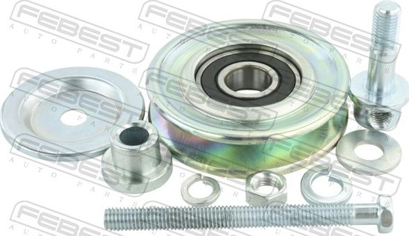 Febest 0487-K96W - Poulie renvoi / transmission, courroie trapézoïdale à nervures droxauto.com