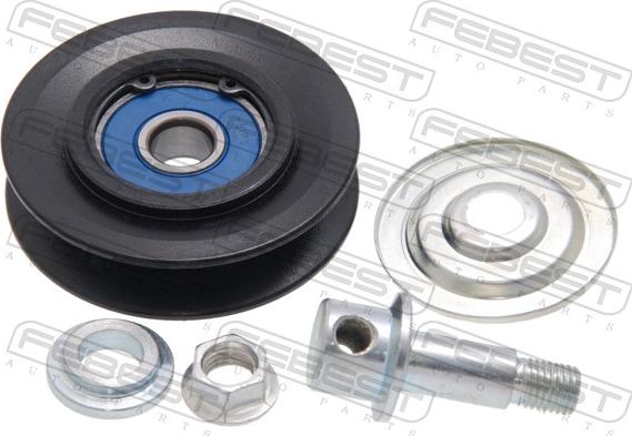 Febest 0187-FZJ80 - Poulie renvoi / transmission, courroie trapézoïdale à nervures droxauto.com