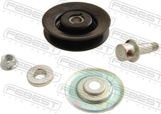 Febest 0187-KR42 - Poulie renvoi / transmission, courroie trapézoïdale à nervures droxauto.com