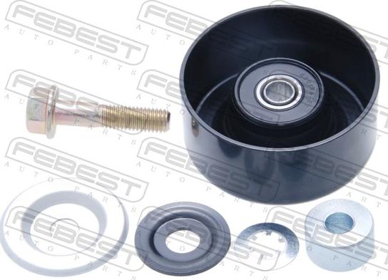 Febest 0288-V36 - Poulie renvoi / transmission, courroie trapézoïdale à nervures droxauto.com