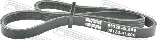 Febest 88126-4L890 - Courroie trapézoïdale à nervures droxauto.com