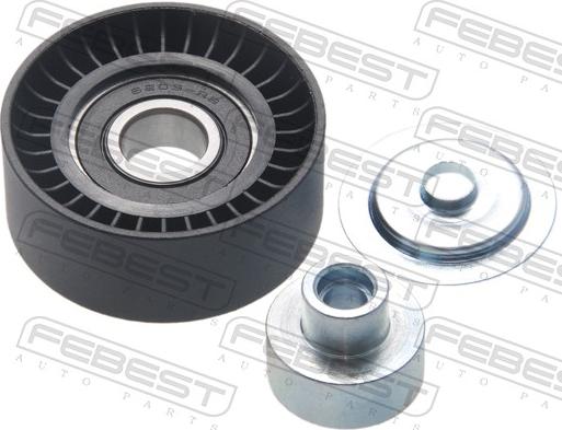 Febest 2187-FYD2 - Poulie renvoi / transmission, courroie trapézoïdale à nervures droxauto.com