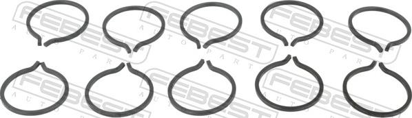 Febest CC-3-25X1-PCS10 - Kit d'assemblage, joint-soufflet, arbre d'entraînement droxauto.com