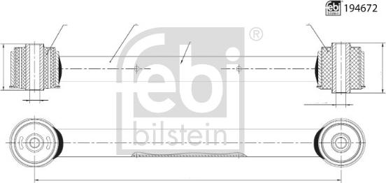 FEBI Bilstein 194672 - Bras de liaison, suspension de roue droxauto.com