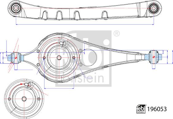 FEBI Bilstein 196053 - Bras de liaison, suspension de roue droxauto.com