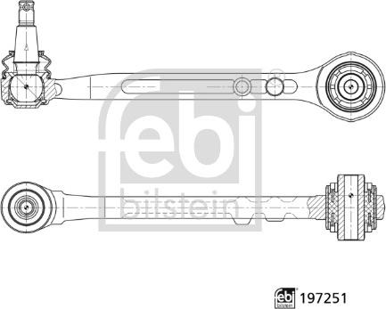 FEBI Bilstein 197251 - Bras de liaison, suspension de roue droxauto.com