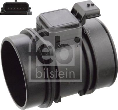FEBI Bilstein 106069 - Débitmètre de masse d'air droxauto.com