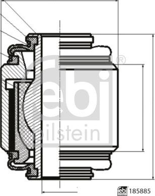 FEBI Bilstein 185885 - Rotule de suspension droxauto.com