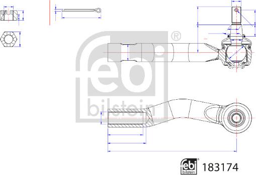 FEBI Bilstein 183174 - Rotule de barre de connexion droxauto.com