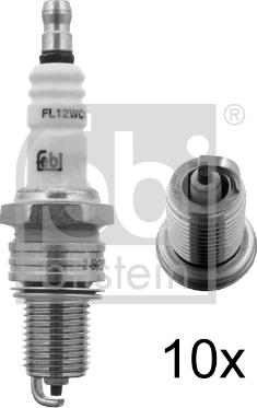 FEBI Bilstein 13465 - Bougie d'allumage droxauto.com