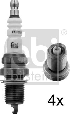 FEBI Bilstein 13608 - Bougie d'allumage droxauto.com