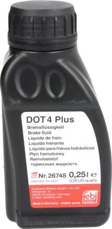 FEBI Bilstein 26748 - Liquide de frein droxauto.com