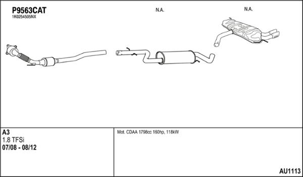 Fenno AU1113 - Échappement droxauto.com