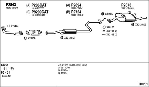 Fenno HO201 - Échappement droxauto.com
