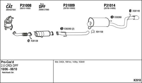 Fenno KI918 - Échappement droxauto.com