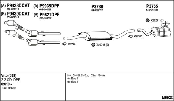 Fenno ME933 - Échappement droxauto.com