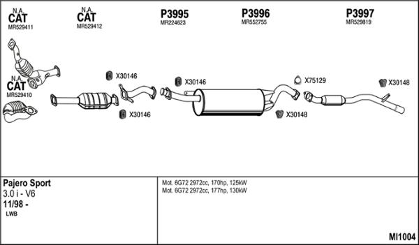 Fenno MI1004 - Échappement droxauto.com