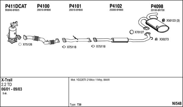 Fenno NI548 - Échappement droxauto.com