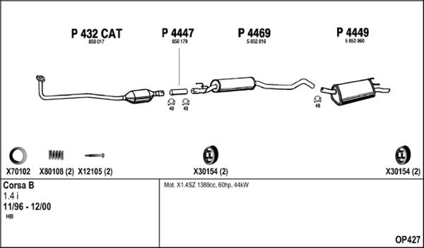 Fenno OP427 - Échappement droxauto.com