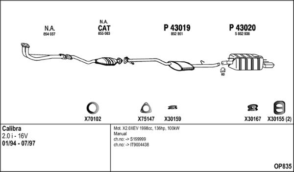 Fenno OP835 - Échappement droxauto.com