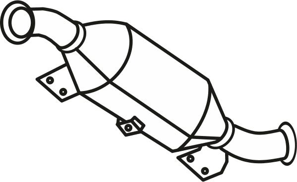 Fenno P9951DPF - Filtre à particules / à suie, échappement droxauto.com