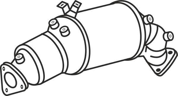 Fenno P9965DPF - Filtre à particules / à suie, échappement droxauto.com