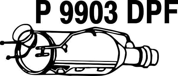 Fenno P9903DPF - Filtre à particules / à suie, échappement droxauto.com