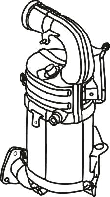 Fenno P9938DPF - Filtre à particules / à suie, échappement droxauto.com