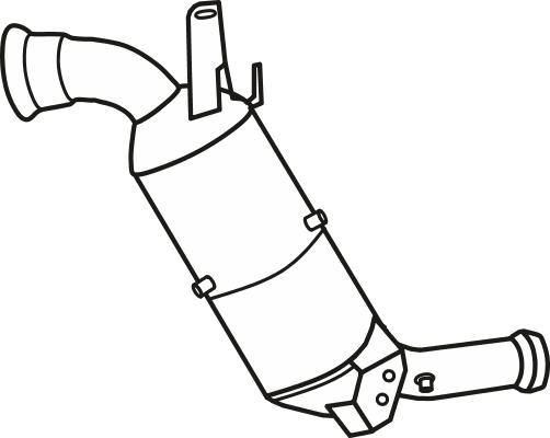 Fenno P9854DPF - Filtre à particules / à suie, échappement droxauto.com