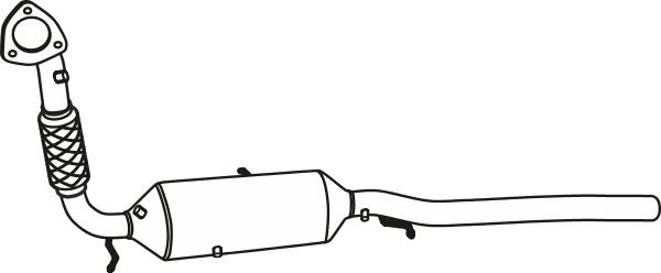 Fenno P9875DPF - Filtre à particules / à suie, échappement droxauto.com