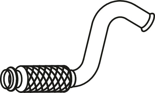 Fenno P4827 - Tuyau d'échappement droxauto.com