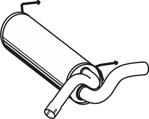 Fenno P43077 - Silencieux arrière droxauto.com