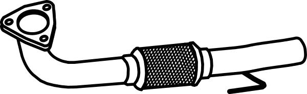 Fenno P5395 - Tuyau d'échappement droxauto.com