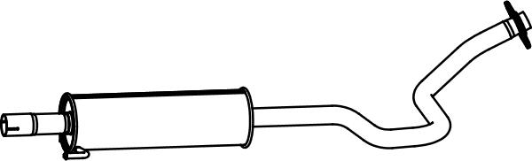 Fenno P6993 - Silencieux central droxauto.com