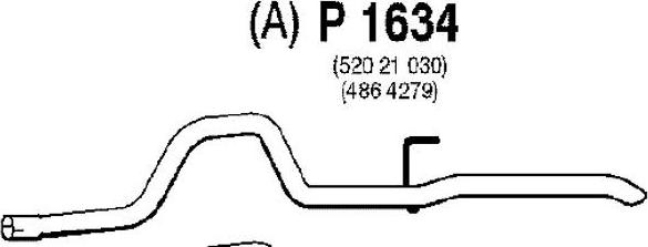 Fenno P1634 - Tuyau d'échappement droxauto.com