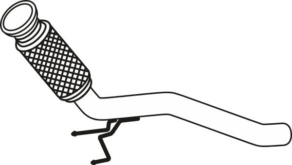 Fenno P11050 - Tuyau d'échappement droxauto.com