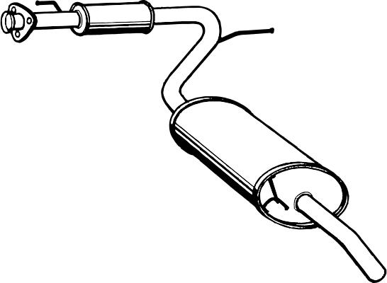 Fenno P1868 - Silencieux arrière droxauto.com