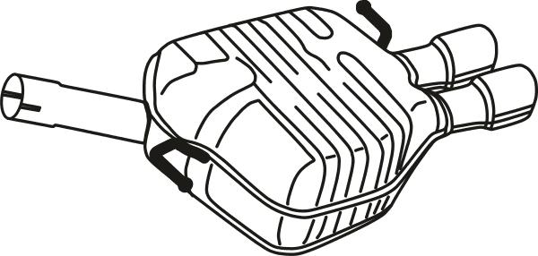 Fenno P1359 - Silencieux arrière droxauto.com