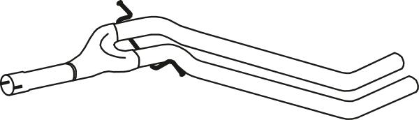 Fenno P1331 - Tuyau d'échappement droxauto.com