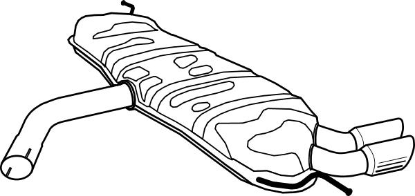 Fenno P1295 - Silencieux arrière droxauto.com