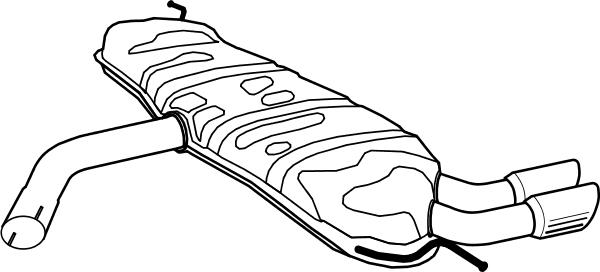 Fenno P1293 - Silencieux arrière droxauto.com