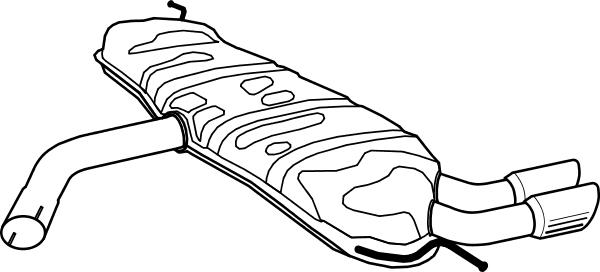 Fenno P1297 - Silencieux arrière droxauto.com