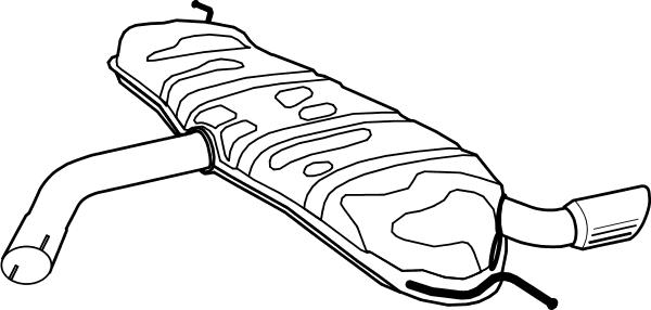 Fenno P1271 - Silencieux arrière droxauto.com