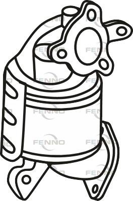 Fenno P8913DPF - Filtre à particules / à suie, échappement droxauto.com