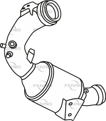 Fenno P8988DPF - Filtre à particules / à suie, échappement droxauto.com