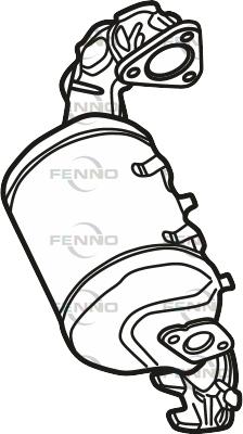 Fenno P8931DPF - Filtre à particules / à suie, échappement droxauto.com